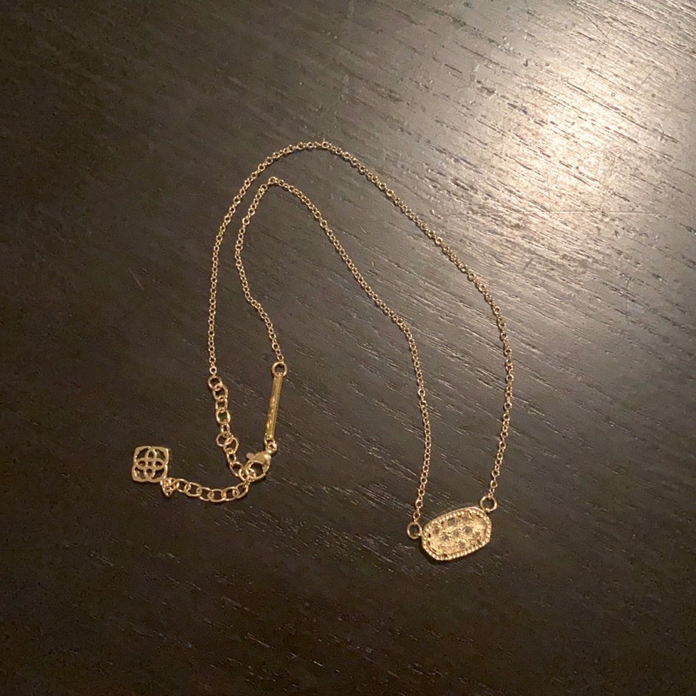 Clear Drusy necklace NWOT